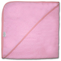 Embroidered Hooded Towel - Light pink (2)