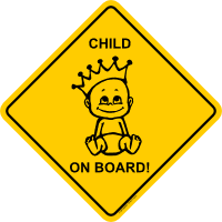 1a Road Sign XXL Sticker - Motif RS23
