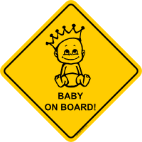 1a Road Sign XXL Sticker - Motif RS5