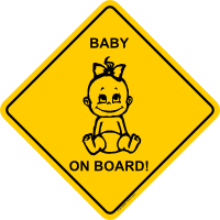 1a Road Sign XXL Sticker - Motif RS8