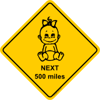 1a Road Sign Sticker - Motif RS28