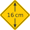 1a Road Sign Sticker - large