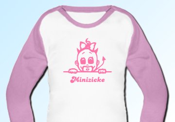 Baby Baseball Shirt mit Motiv