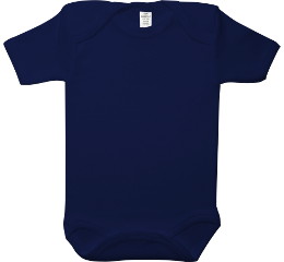 Baby Bodysuit short, Baby Body - Uni Blue
