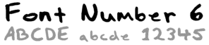 Belly Band - Font 6