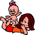 Colored Siblings Sticker - Motif BG7-MDMH
