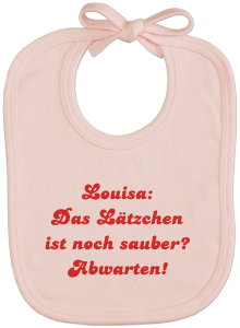 Bedrucktes L&auml;tzchen rosa