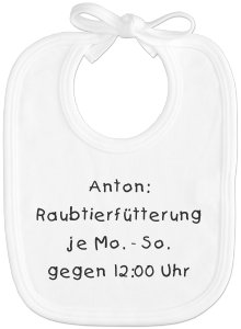 Bedrucktes L&auml;tzchen wei&szlig;