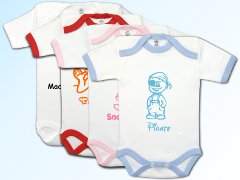 Baby Bodysuit with Motif